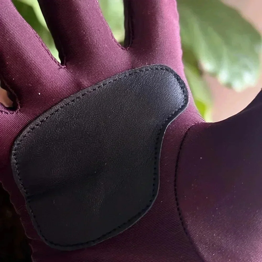 Echo Thinsulate Burgundy Scrunchie Gloves Medium